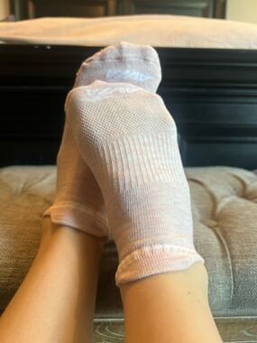 Women’s Avia Light Pink No-Show Athletic Socks